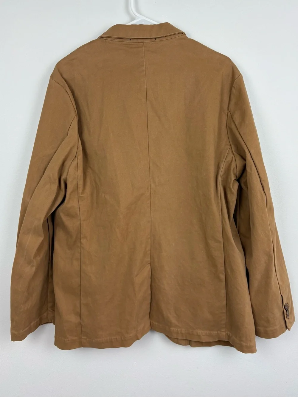 Old Navy Casual Blazer Size Large Creme Caramel EUC Light Academia 98% Cotton